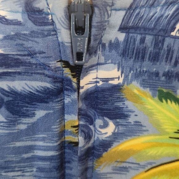 Peter Popovitch Vintage Tropical Print Dress with Sequins Small (5085) - Picture 3 of 6